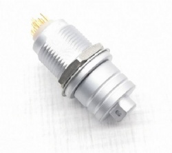 Metal dust cap for receptacle