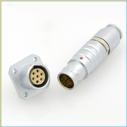 IP50 Metal Push Pull Connectors EZG 0B 1B 2B